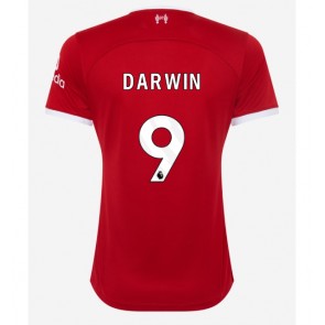 Liverpool Darwin Nunez #9 Koszulka Podstawowych Kobiety 2023-24 Krótki Rękaw